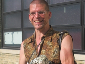 The Iguana man.