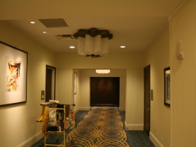 Hallway in the Marriott.