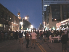Opening night of Bastille Days.