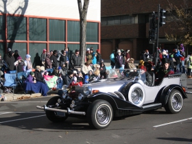 Classic convertibles in freezing weather.