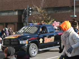 Here comes Sheriff David Clarke.