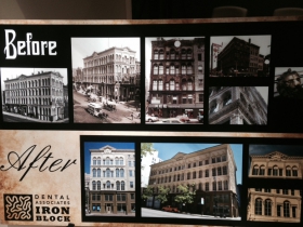 Iron Block Building Before