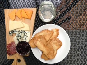 Cafe at the Plaza: Cheese and Meat Board