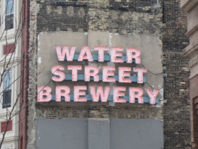 Water Street Brewery Sign