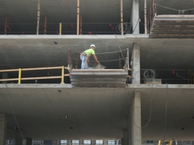 Construction at the Marriott