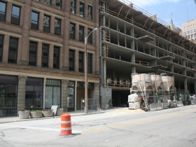 Construction at the Marriott