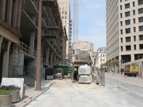Construction at the Marriott
