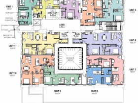 Proposed Mackie Building level four plan.