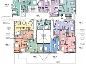 Proposed Mackie Building level five plan.