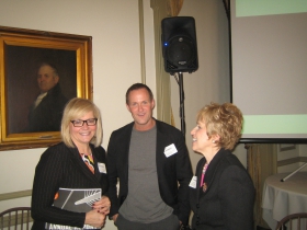 Lynn Sprangers, Andy Nunemaker, and Eileen Schwalbach