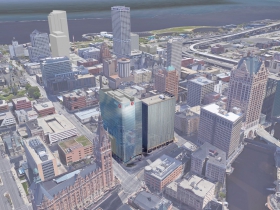 BMO Harris Bank Financial Center at Market Square Rendering