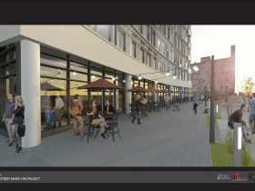 Rendering of proposal by Klein Development for 1027 N. Edison St.