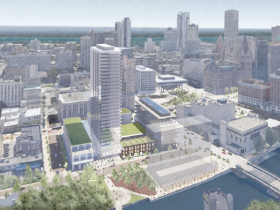 Marcus Performing Arts Center Parking Structure Redevelopment Conceptual Rendering