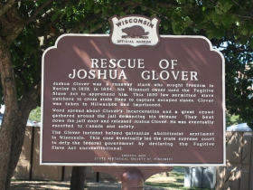 Rescue of Joshua Glover marker