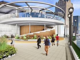 Associated Bank River Center Exterior Rendering