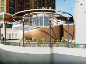 Associated Bank River Center Exterior Rendering