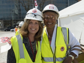 Sandy Botcher, of Northwestern Mutual and June Perry, owner of Best Ed Business.