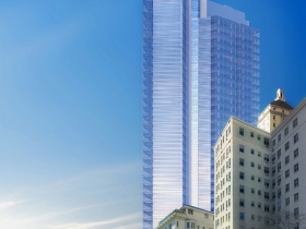 View of NML from south on Prospect Ave.