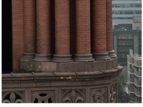 Spalling Terra Cotta at Milwaukee City Hall