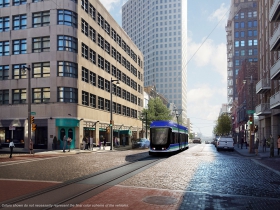 Milwaukee Streetcar Rendering