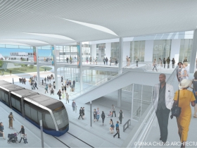 Milwaukee Streetcar Rendering
