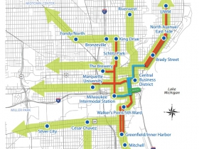 Milwaukee Streetcar Map