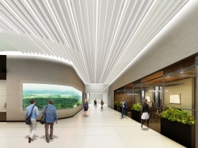 Associated Bank River Center Interior Rendering