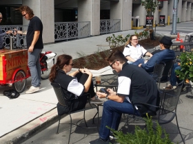 Two-Fifty building, Quorum Architects and Pilcrow Coffee's Hop Stop