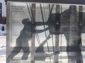 Wisconsin workers memorial in Zeidler Union Square