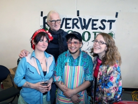 Gretchen, Doug, Sebastian and Rhiannon from the Riverwest CO-OP