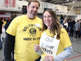 Volunteers Michael and Kim Schmidt