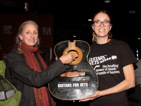 Ann Wydeven and volunteer, Monika Wydeven collected donations