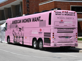 Young Women for America Bus at RNC