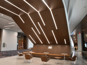Seating Area Under Escalators