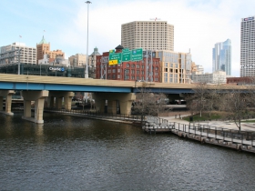 Interstate 794 and Downtown Milwaukee