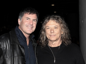 Brad Smith from Hal Leonard and musician/producer, Jerry Harrison of the Talking Heads.
