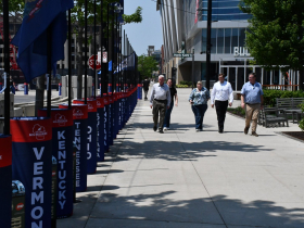 State Markers Outside Fiserv Forum