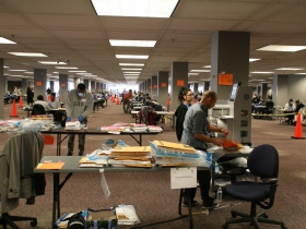 Ballot Processing at 501 W. Michigan St.