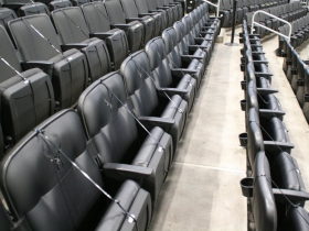 Zip-tied Seats at Fiserv Forum