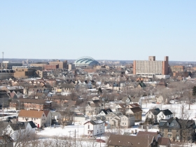 Miller Park from The Brewery