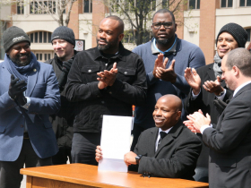 Vel R. Phillips Plaza Financing Signing