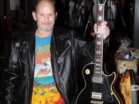 Donated guitar by Mike Zunac and Linda Brodeske