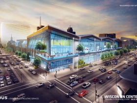 Wisconsin Center Expansion Rendering