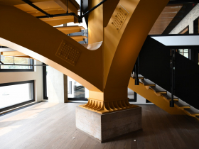Hoan Bridge Staircase At The Trade Hotel