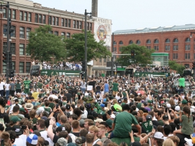 Bucks Championship Celebration Crowd