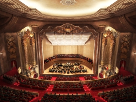 Rendering of the MSO's new Grand Warner Theater.
