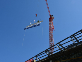 Baird Center Topping Off