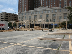 Moire Pavilion Construction