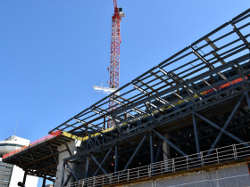 Baird Center Topping Off
