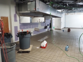 Shared kitchen at 3rd Street Market Hall